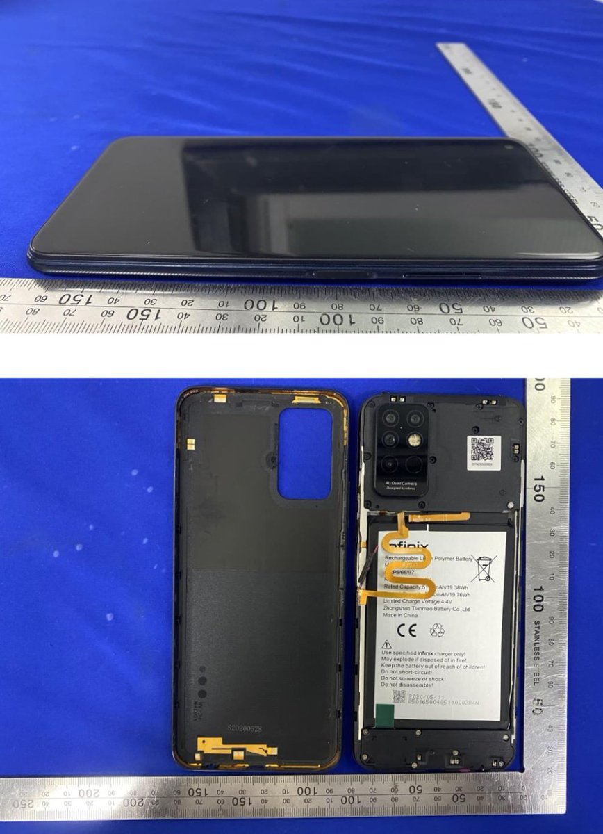 SwasthSutra's tweet image. Infinix Note X683 (Hot 9 pro) live Images spotted on FCC Certification 🥀
#infinix #infinixnote #infinixhot9pro