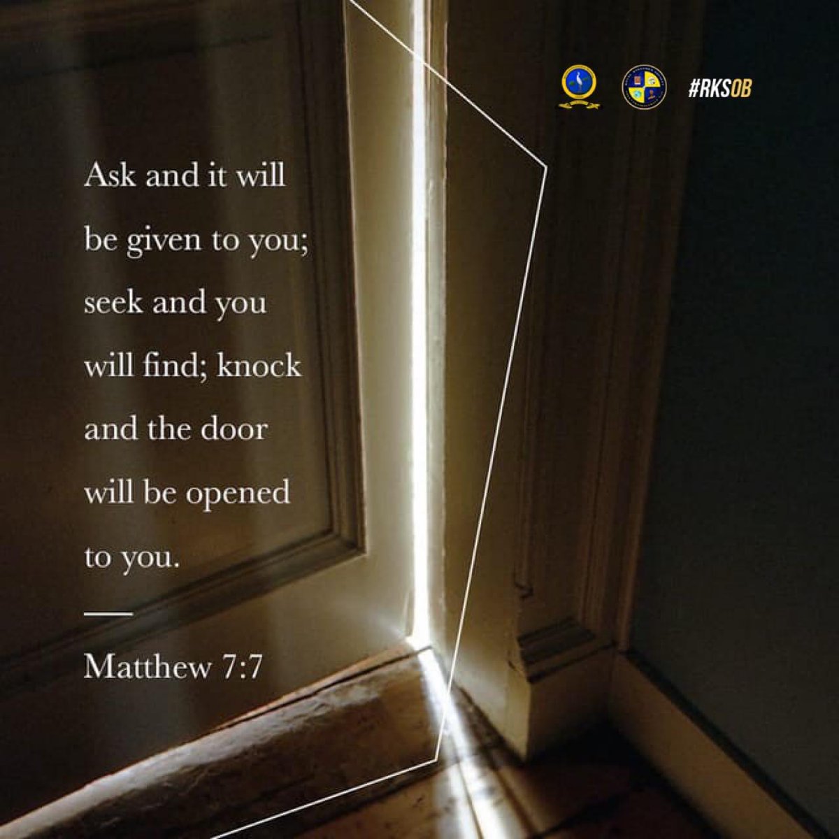 KingsmenRoyal's tweet photo. Ask, and it will be given to you; seek, and you will find; knock, and it will be opened to you. 

[Matthew 7:7] https://t.co/C6lbyWYWWg