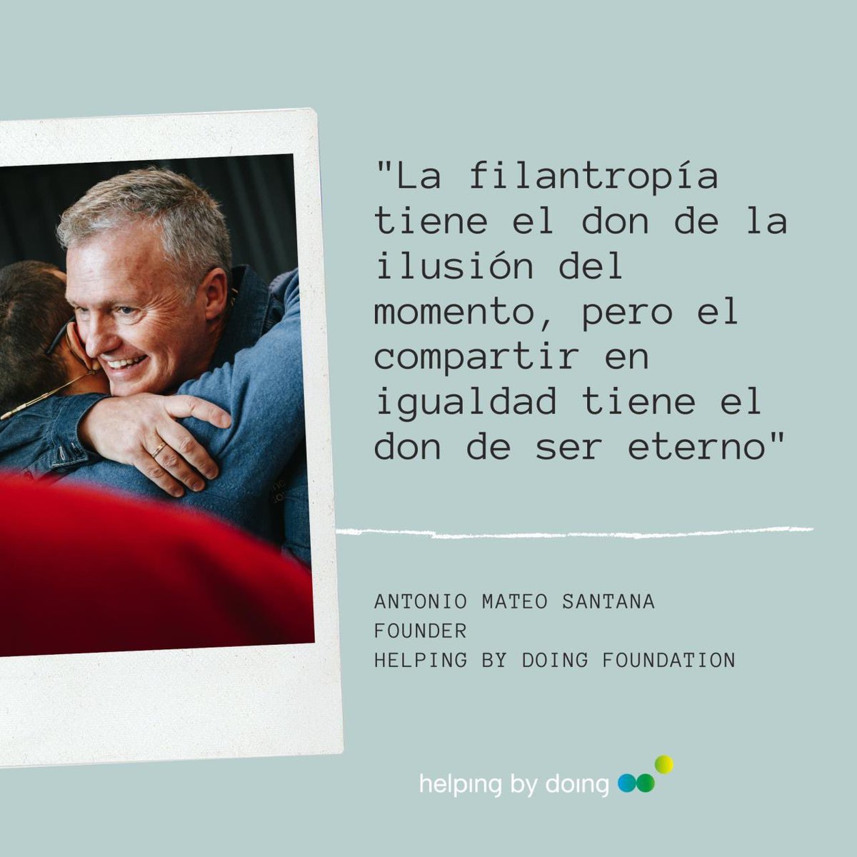EL DON DE SER ETERNO

RSE Filantrópica: Se trabaja desde la lógica del «te ayudo». Dos planos diferentes: donante y beneficiario.

RSE Estratégica: Se trabaja desde la lógica del «nos ayudamos». Existe igualdad de planos.

#rseestrategica #igualdaddeplanos #evolucionatuRSE