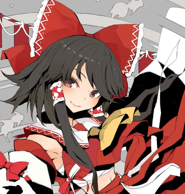 霊夢塗った!
#東方Project 