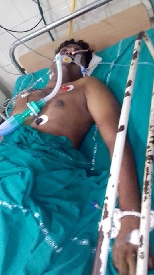 ambedkariteIND's tweet photo. A Dalit young man Yaricharla Kiran Kumar Allegedly beaten to death by sub inspector of police Vijay Kumar, Two town police station Cheerala, Andhra Pradesh. Reason that he appeared without having a mask. The SI beaten him on head and he died in hospital. https://t.co/VaNJoPnbiM