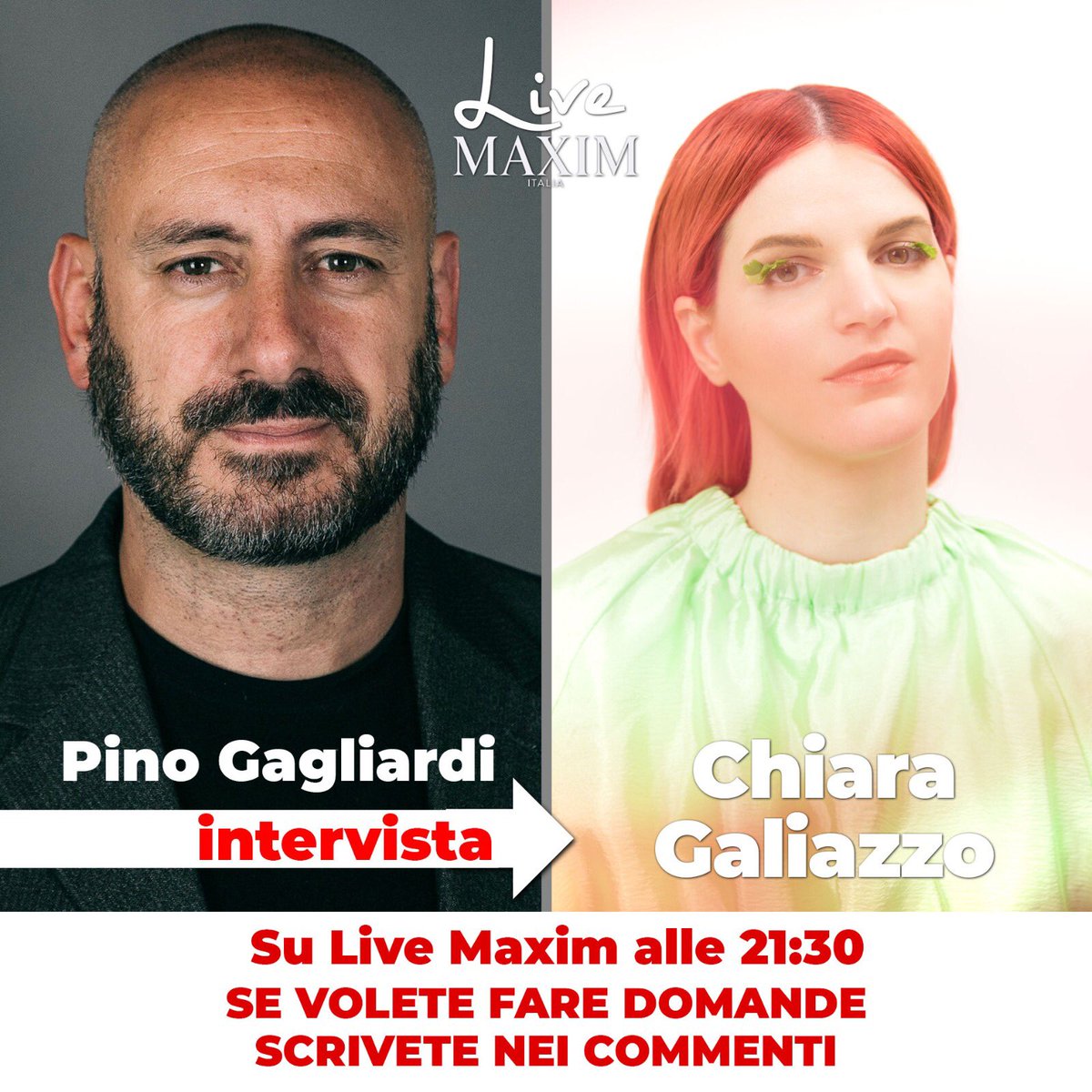 Questa sera a #LiveMaxim ci sarà <a href="/Chiara_Galiazzo/">Chiara Galiazzo 😈✨</a> alle 21.30 in diretta sul profilo #Instagram di <a href="/MaximItalia/">Maxim Italia</a> Vi aspetto! #bonsai #honolulu