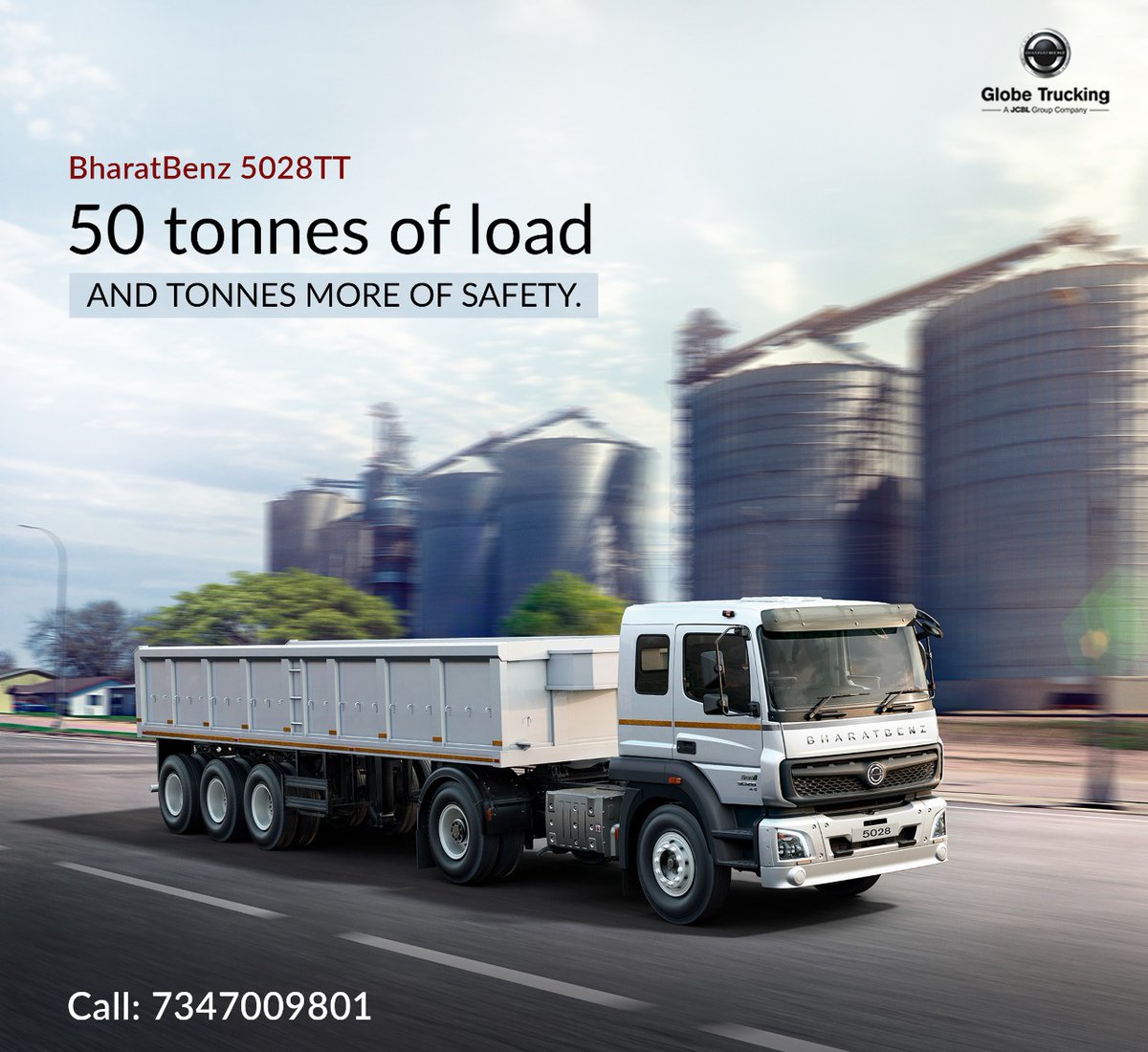 GlobeTrucking's tweet image. #BharatBenz5028TT offers long term profitability and savings with #SCRTechnology. 😃

Get best #offers and #financedeals from #GlobeTrucking- the largest network of #BharatBenz #dealerships in #Punjab.😎

Call: 7347009801.📞

#HeavydutyTractors  #BSTruck #CommercialVehicle