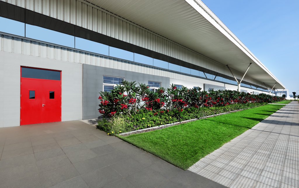JKALandscape's tweet photo. : Industrial Landscapes !!
Formal landscape design for a Garment Export Unit
#landscape #landscapearchitecture #architecture #indianarchitects #landscapedesign #industriallandscape #coimbatorearchitects  #studentsofarchitecture  #industrialparks #sipcot #jeyakumarassociates https://t.co/7C3yXCsbFc