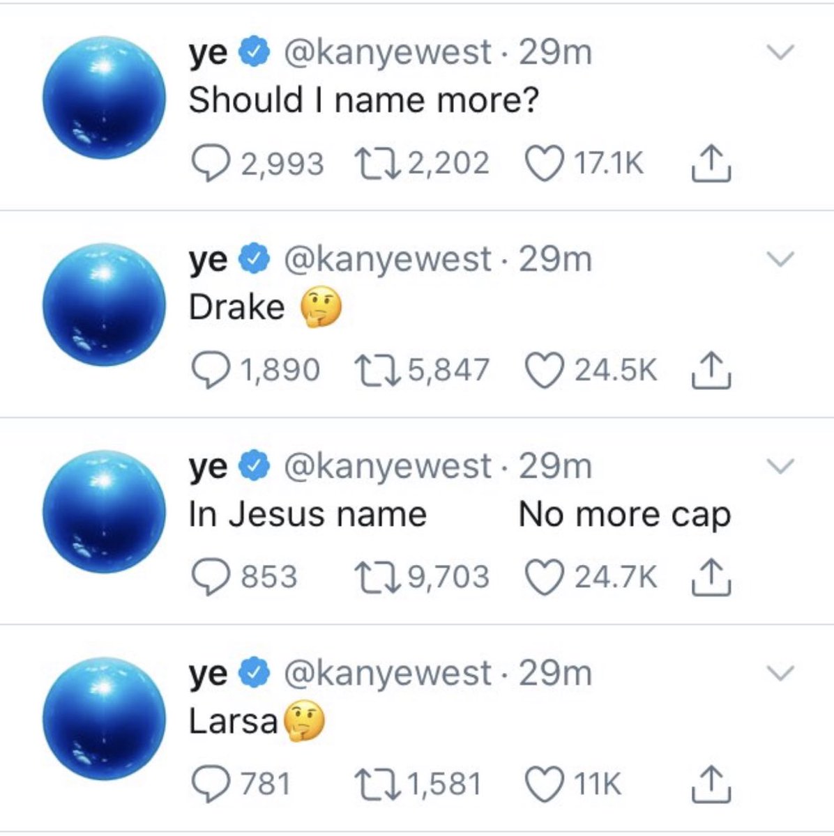 Drake? Larsa? Pippen? Her and Kim resemble each other so damn much. It’s weird. Didn’t Future have an affair with Larsa and rap about it?...