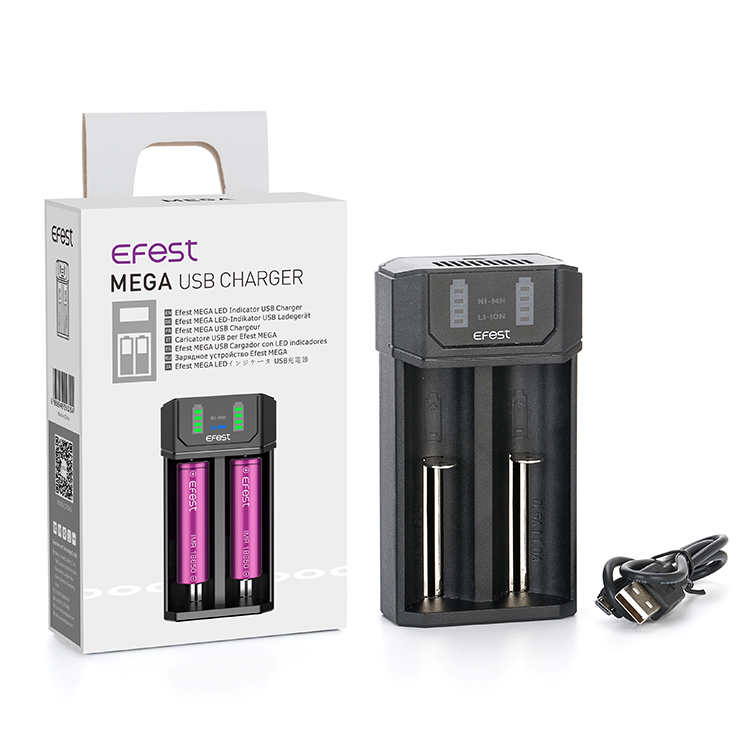 EfestCompany's tweet photo. New Efest Mega USB charger, the first batch was sold out shortly in only 5 hours which broke our sales records!

---Customers said Mega is one of Efest best new items!
---Customers like Mega can charge Li-ion 3.6V/3.7V batteries and 1.2V NiMH/NiCd batteries at the same time! https://t.co/UDAYbK008L