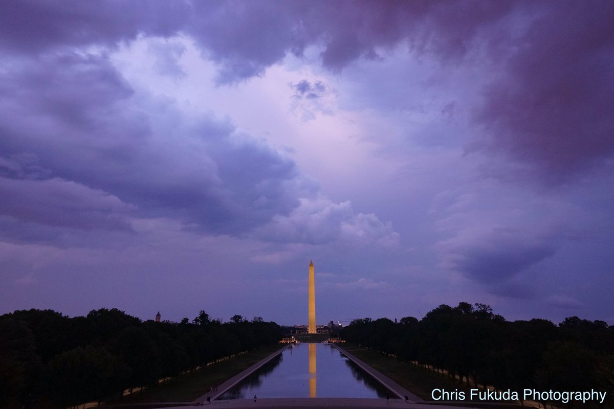 Chris_FukudaWx's tweet photo. 📸 Last night was an ⛈ 🌩 electrifying night and my first outing into DC since the pandemic started. #stormchaser #weatherexplorer #WashingtonDC @CVASTORMTEAM @StormHour @IGDCofficial @AdamMooreWX @sunset_wx @weatherchannel @NatGeo @NWS_BaltWash @capitalweather @hepomodeler https://t.co/yN0EJO7ZYQ