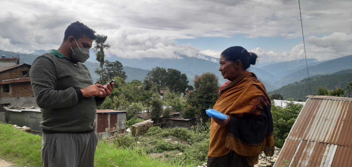 naxanp's tweet photo. Locally trained youths from Bhimeshwor collecting location &amp; attribute data on current landslides, local resources and community infrastructures as part of Community disaster risk mitigation program #Naxalocationmatters #UNDPNepal #trainthelocals #digitaldatacollection #CDFNepal https://t.co/FKHM81gyzK