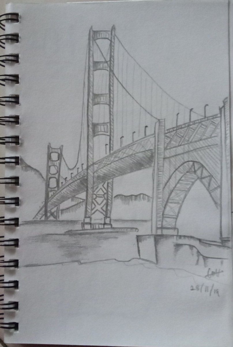 Remake of my bridge sketch from 2019?

#digitalartist #beforeandafter 

2019                                  vs                           2020 