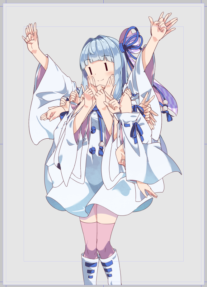 こーすけさんたまりあ 新刊委託中 腕分作る絵描きの日常 琴葉千手観音