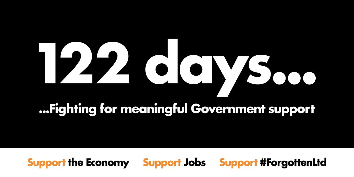 ForgottenLtd's tweet photo. Day 122
No meaningful support from gov - debt is really not the answer here.
Small businesses support jobs + local economies and they're struggling
@KemiBadenoch @bernardjenkin @CharlesWalkerMP
🌐Join our campaign: https://t.co/2f3kHQkzfw
#ForgottenLtd  #GapsInSupport https://t.co/HUGrk5w3ul