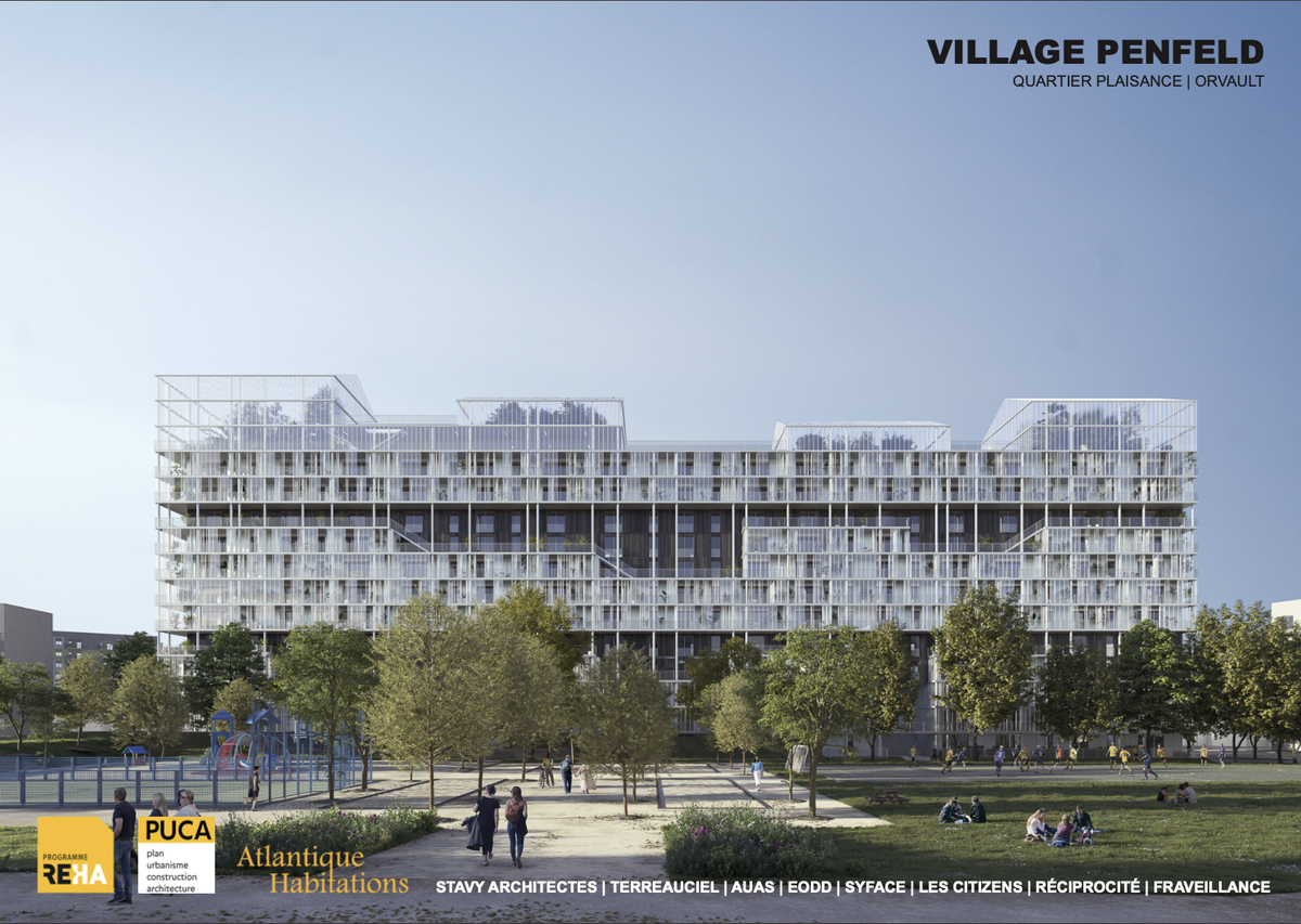 Réhabiliter les grands ensembles avec leurs habitants plutôt que de les détruire #villagepenfeld . Notre groupement composé de Stavy Architectures  <a href="/Terreauciel_old/">Terr'eau ciel</a> <a href="/Recipro_Cite/">Récipro-Cité</a>  <a href="/fraveillance/">Fraveillance-Famisolo</a> a été désigné lauréat du programme Reha 3 lancé par @popsu_puca situé à Orvault (44)