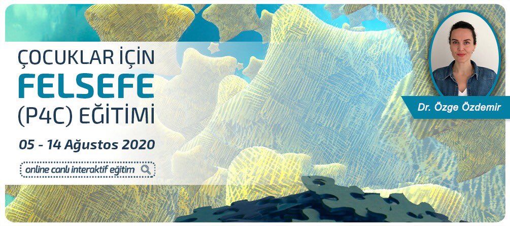 5-14 Ağustos tarihlerinde öğretmenlere ve eğitimcilere yönelik Çocuklar İçin Felsefe eğitimimiz BÜYEM'de açılıyor. Online eğitime bilgi ve kayıt için: buyem.boun.edu.tr/egitim/cocukla…