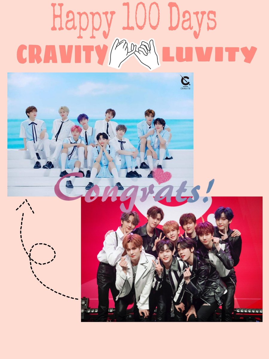 lynnlae44's tweet photo. 𝙷𝚊𝚙𝚙𝚢 𝟷𝟶𝟶 𝙳𝚊𝚢𝚜 𝚠𝚒𝚝𝚑 𝙲𝚁𝙰𝚅𝙸𝚃𝚈
Thank you for being part of my life 
We will always be by your side💕

#우리비티_함께라기뻐
#Thanks_to_CRAVITY
@CRAVITYstarship https://t.co/r04lsRUZAW