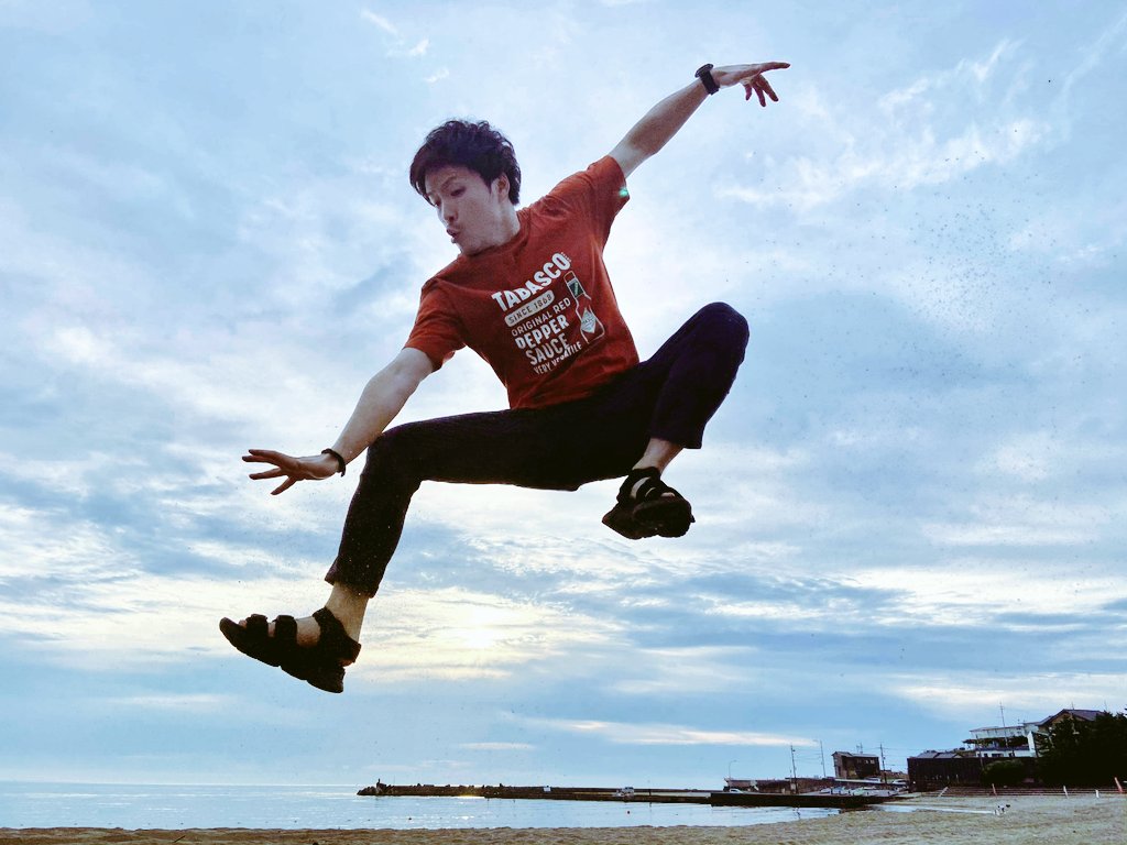 ジャンプ写真