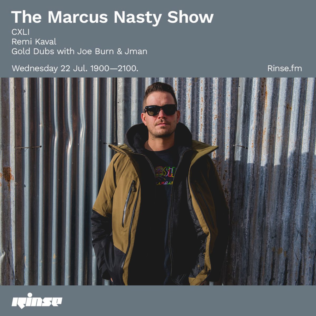 RinseFM's tweet photo. Coming through at 7PM it's The @MarcusNasty Show w/ #CXLI, #RemiKaval, @Golddubs with #JoeBurn & #Jman
Lock in on https://t.co/Q0ed1ktSEG & 106.8FM
#RinseFM https://t.co/5uBIXLksIr