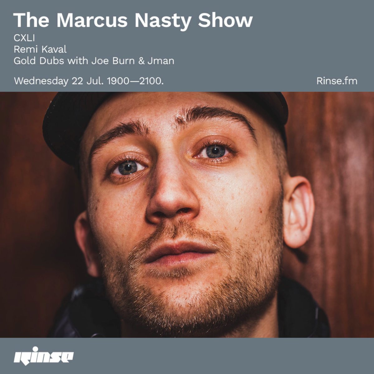 RinseFM's tweet photo. Coming through at 7PM it's The @MarcusNasty Show w/ #CXLI, #RemiKaval, @Golddubs with #JoeBurn & #Jman
Lock in on https://t.co/Q0ed1ktSEG & 106.8FM
#RinseFM https://t.co/5uBIXLksIr