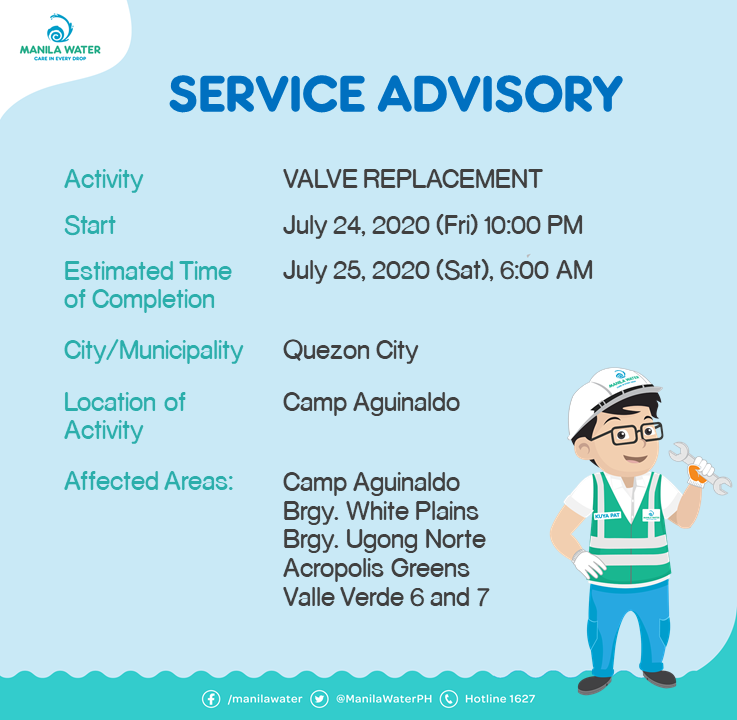 Manila Water tweet media