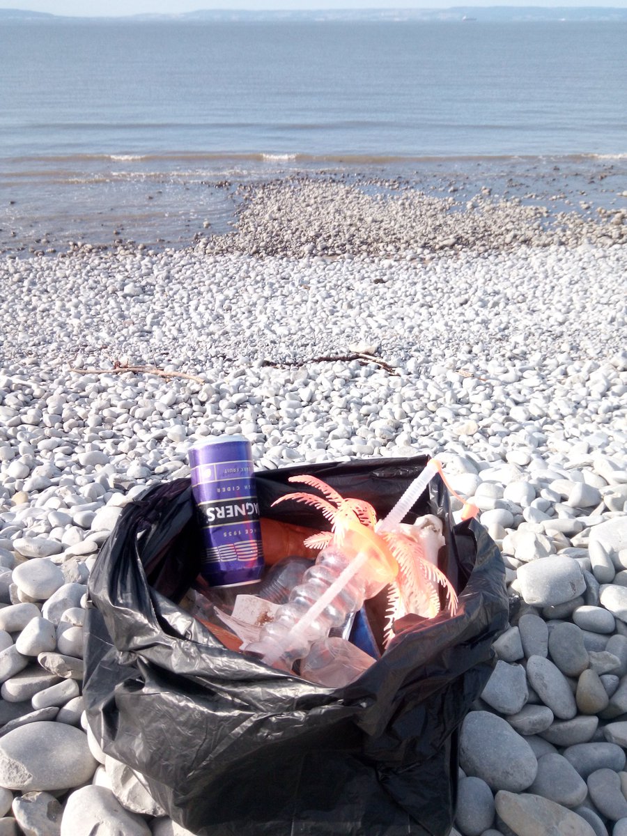 Felt like Santa coming off the beach this morning! Started with my small bag and then had to upgrade to the binbag there were so many bottles and cans!! 

#2minutesbeachclean #PlasticFreeJuly #notinmyocean #makeadifference #oceanplastic