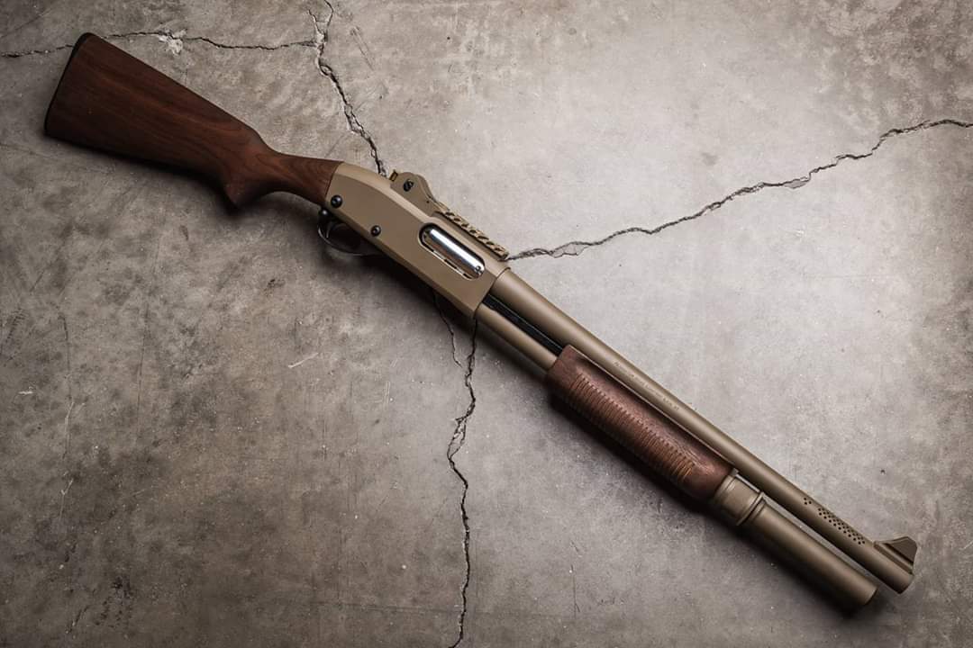 VangComp's tweet image. ⁣𝗦𝗺𝗮𝘀𝗵 𝗼𝗿 𝗣𝗮𝘀𝘀? FDE &amp;amp; Walnut 
Chrome Bolt 870 Police Magnum⠀⁠
VCS Ghost Ring Sights⠀⁠
VCS Barrel mod with Ports⠀⁠
VCS +2 Magazine Tube Extension⠀⁠
VCS Safety⠀⁠
VCS Stainless Steel Follower⠀⁠
@CerakoteFinish Magpul FDE Finish ⠀⁠
#VangComp #shotgun #2a