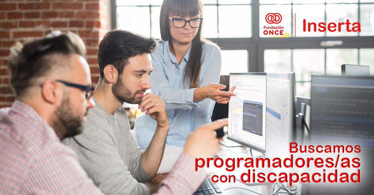 portalento_'s tweet photo. Buscamos 10 #programadores/as junior con #discapacidad para Everis en #Barcelona.Contrato indefinido. No se requiere experiencia.Envía CV referencia "Anuncio Twitter Programadores/as" dgutsens.inserta@fundaciononce.es #empleo #trabajo #ofertadeempleo #ofertalaboral #informáticos https://t.co/zj7wIomZJg