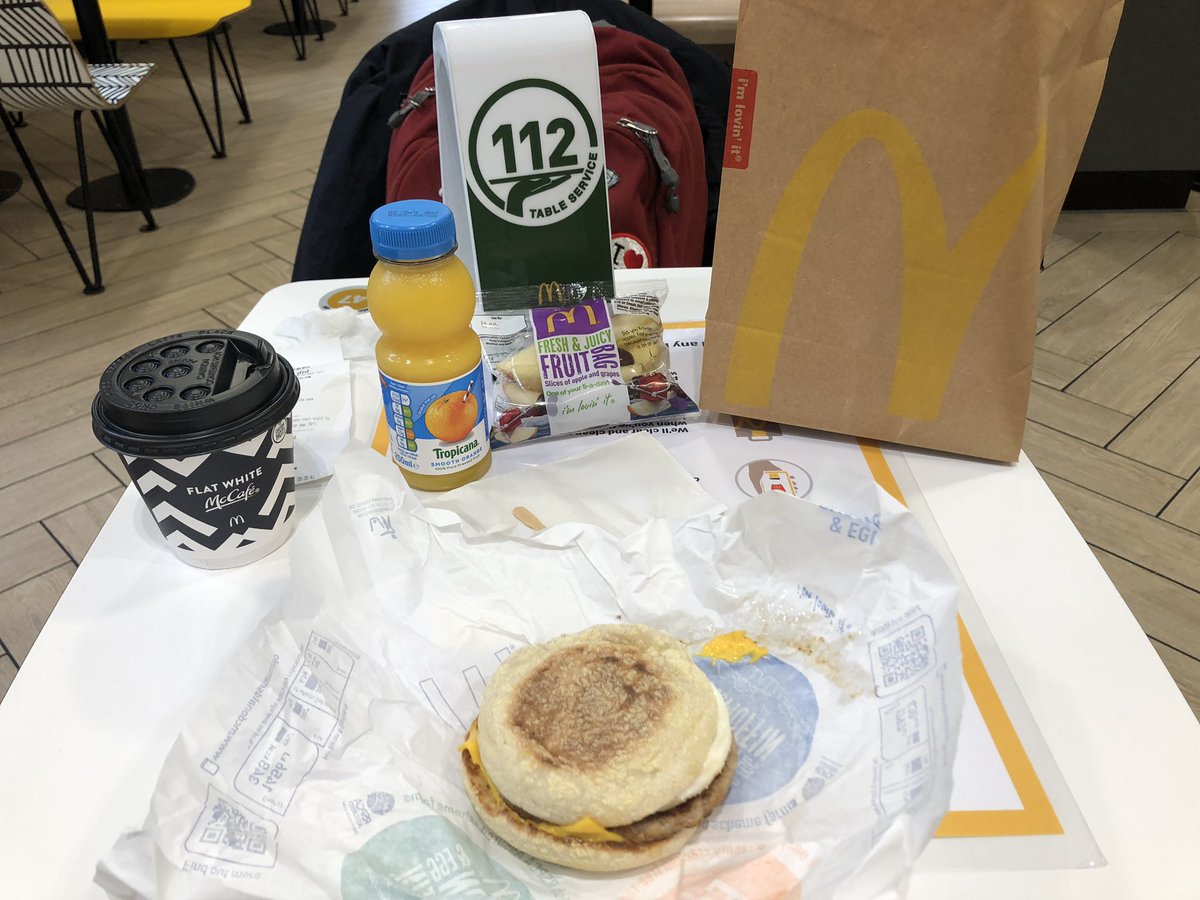 Sparklystar55's tweet photo. Breaking my Twitter holiday to share this magical moment - yes, my first McMuffin in 4 long months. And it’s delicious!! 🎉🥳 #mcmuffin #breakfastmiracle #breakfastofchampions https://t.co/ln3ABiDlEj