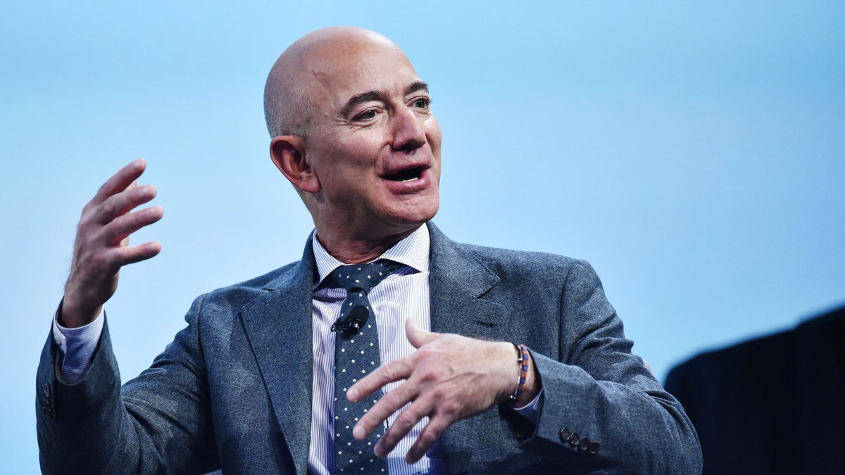 Already the world's richest man by a huge margin, Bezos is now estimated to be worth $189.3bn (£148bn) #Amazon