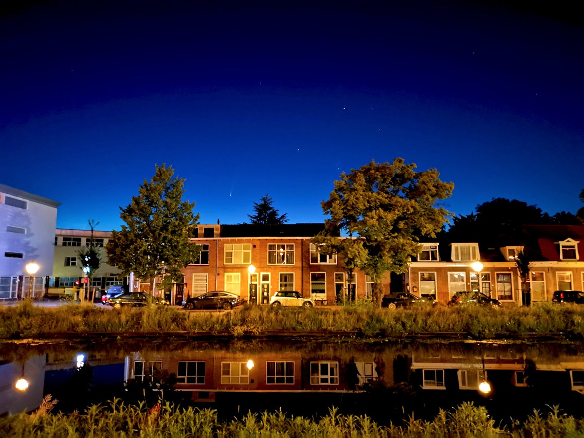 It is possible to image  #cometNEOWISE even with your mobile phone – best with a Manual or Night Mode that allows to take several second exposures & let more light in.Try to find a dark spot, away from city lights + with a low horizon, and stay safe! @kruksandor, 12 July 2020