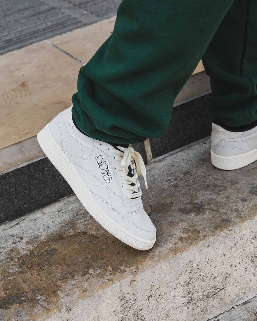 Footpatrol London on Twitter: "Here's an 'On the Foot' look the Sneeze x Reebok Club C Revenge 'White/Silver Available online now! Sizes range from UK5 - | Shop now: