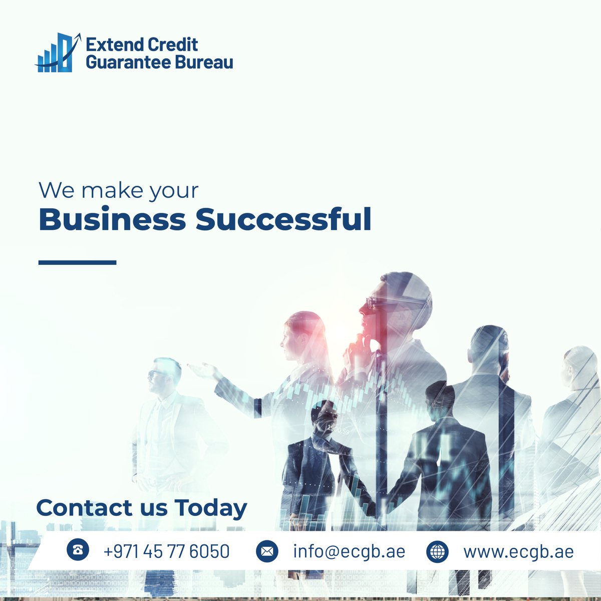 ECGB_Official's tweet photo. We have the experience and expertise to ensure that our clients gain the advantage they need in business.
Call us today on ☎️ +971 4 577 6050 or send an email to ✉️ info@ecgb.ae for more inquiries
#ecgb #extendcreditguaranteebureau #businessadvisory #smallbusinesssupport https://t.co/OAN0u52pKc