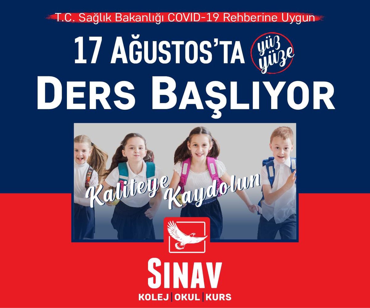 yildizsinav's tweet photo. 17 Ağustos'ta Ders Başlıyor! Kaliteye Kaydolun...
Online Kayıt ➡️ https://t.co/he1TGGehyY
Kayıt Randevu için: 0312 495 5070

#SınavEğitimKurumları #Sınav #SınavKoleji #DersBaşlıyor
#yildizsinavkoleji https://t.co/n5R8vIIv7u