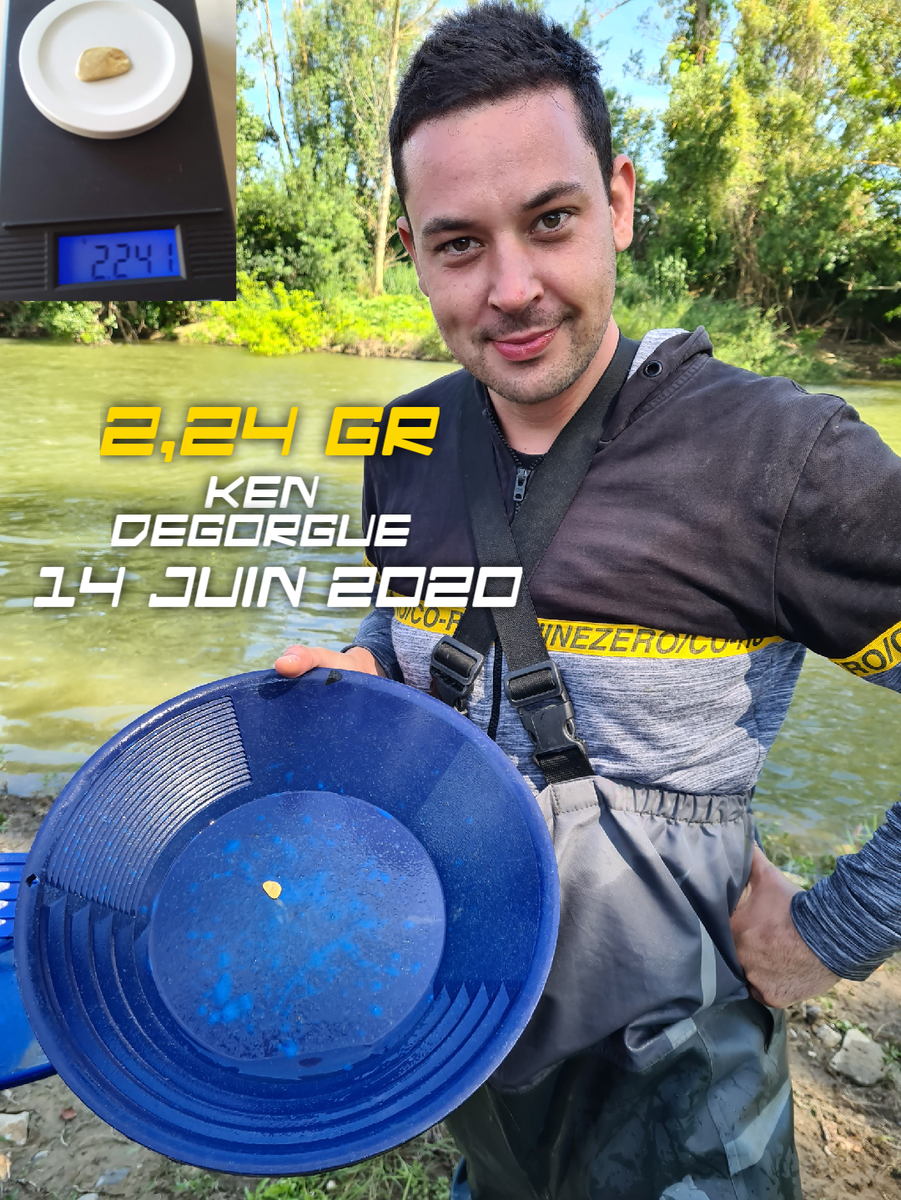 xpdetectors's tweet photo. Congrats to Ken Degorgue! 2,24gr with his new XP PANS 👏 This was found in a French river.
Check out the link in bio and learn how to become a #gold prospector!#goldpanning #xpgold #xpgoldpans #xpfinds #xpgoldprospecting #goldprospecting #goldnugget #findinggold #goldhunter https://t.co/Pf9aZFZrY5
