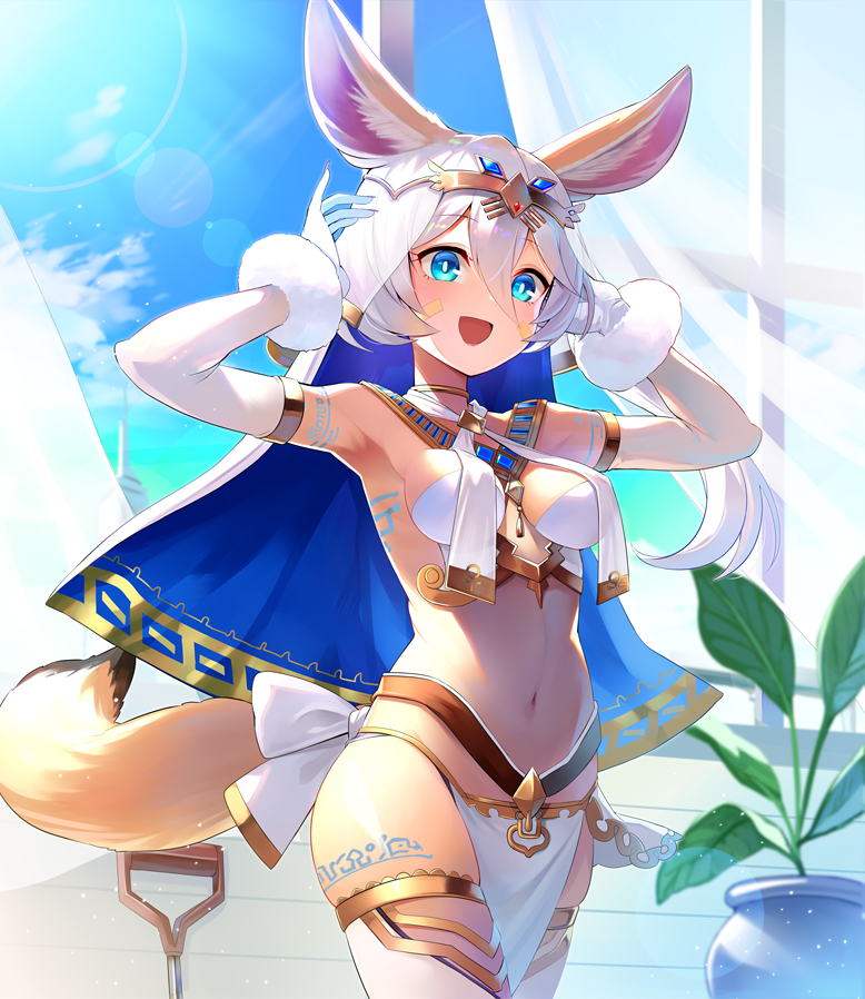 「フィナちゃん描きました!
うちの子を可愛がってあげてください☺️ #プラエデ 」|えめらね＠「追放特典③」発売中のイラスト