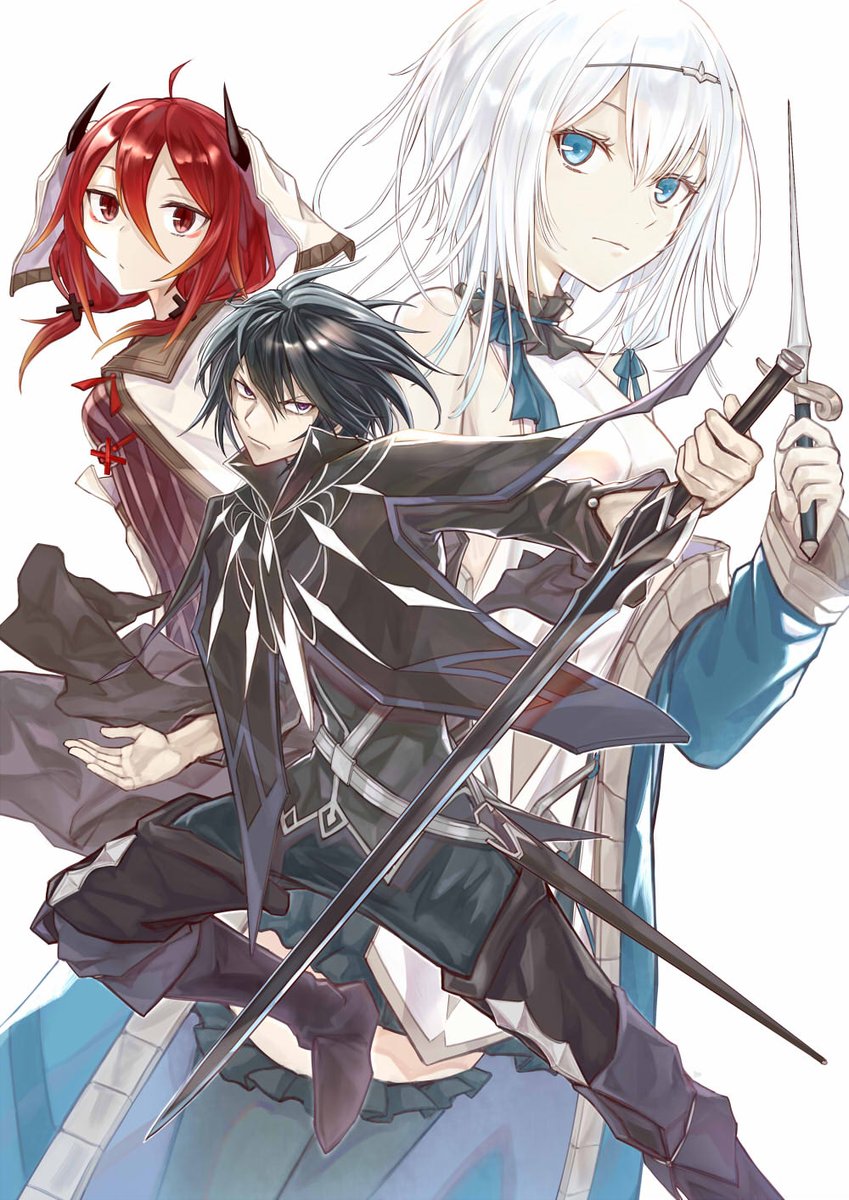 GA文庫さんからの新シリーズ「殲滅魔導の最強賢者」のイラストとキャラデザです 