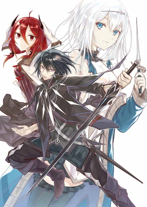 GA文庫さんからの新シリーズ「殲滅魔導の最強賢者」のイラストとキャラデザです 