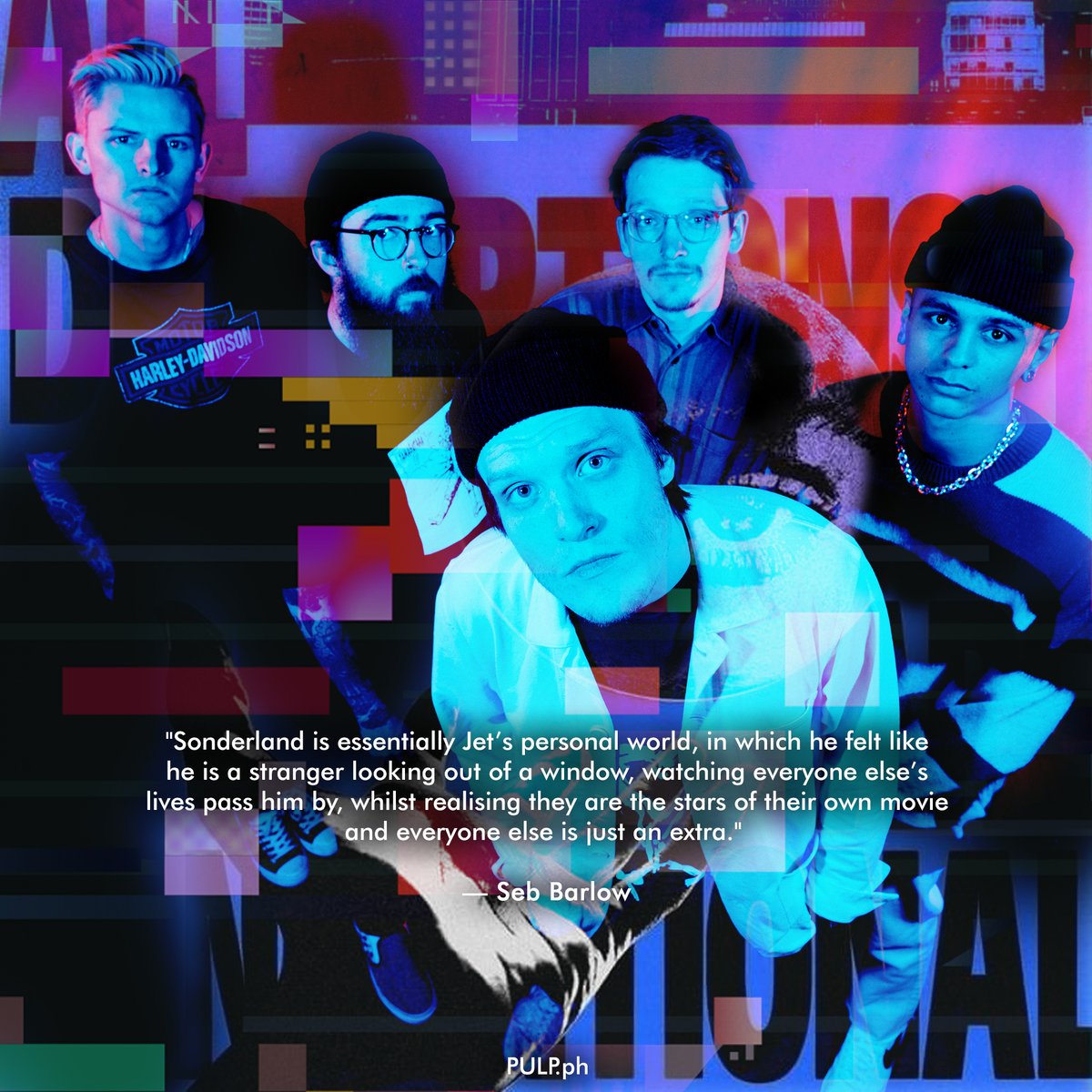 PULPMagazinePH's tweet photo. .@NeckDeepUK's new album All Distortions Are Intentional takes us to the profound world that is Sonderland.
More on the new ND record in this #PULPExclusive: https://t.co/rhdF1MI8EN
Photo by Steve Gullick https://t.co/5TXm1bNk81
