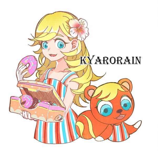 朱蒔幸 あつ森擬人化 キャロラインちゃん 漫画家の女の子 とっても可愛い 彼女の手作りドーナツ食べたい T Co Pae6v8fm25 Twitter