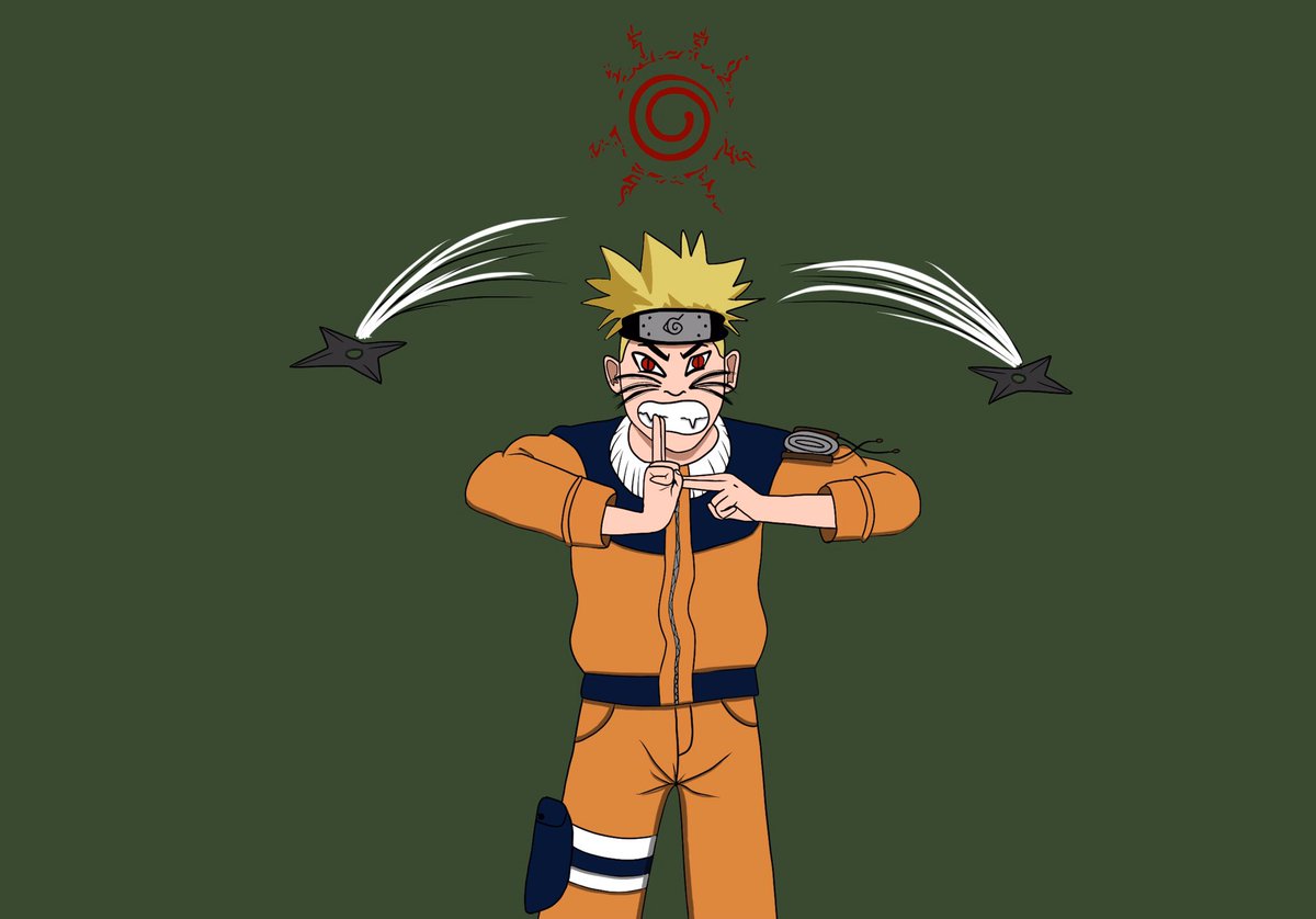 friedareads's tweet photo. Here’s another drawing. It’s Naruto! https://t.co/PQQxRnualk