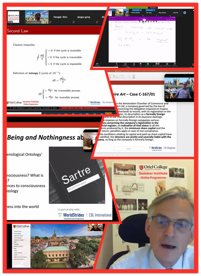 CBLIntEdu's tweet photo. A snapshot for the 1st day of our online programme. Do you know you can choose from a selection of 16 courses out of 5 tracks in our Summer Institute here at Oriel College Online Programme 2020? Apply today and secure the last available seat in August.

https://t.co/6qQtpKgCXU https://t.co/tIxIenHpdX