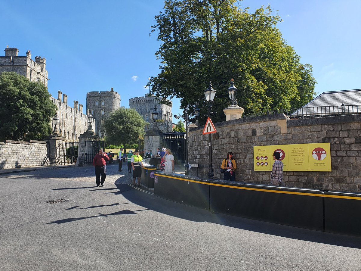 A bit of socially distanced queueing at the admissions, of course our Visitor Manager had to lead the way through the gates and be the first inside! To minimise crowds, you have a timed ticket and so do not need to arrive well in advance (or late!) of your stated admission time