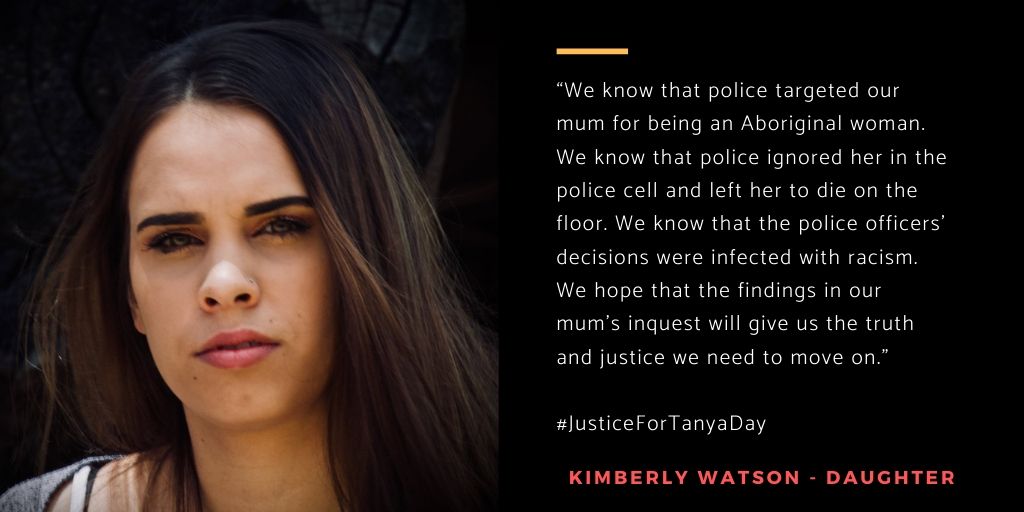 Tanya Day should be with her family today. At the time she was arrested, Aboriginal women were 11 times more likely to be arrested for the offence of public drunkenness. It was a  #RCIADIC recommendation to abolish the offence.  #BlackLivesMatterAustralia