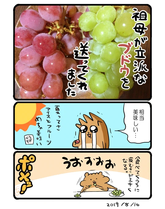 ぶどう? #エッセイ漫画 