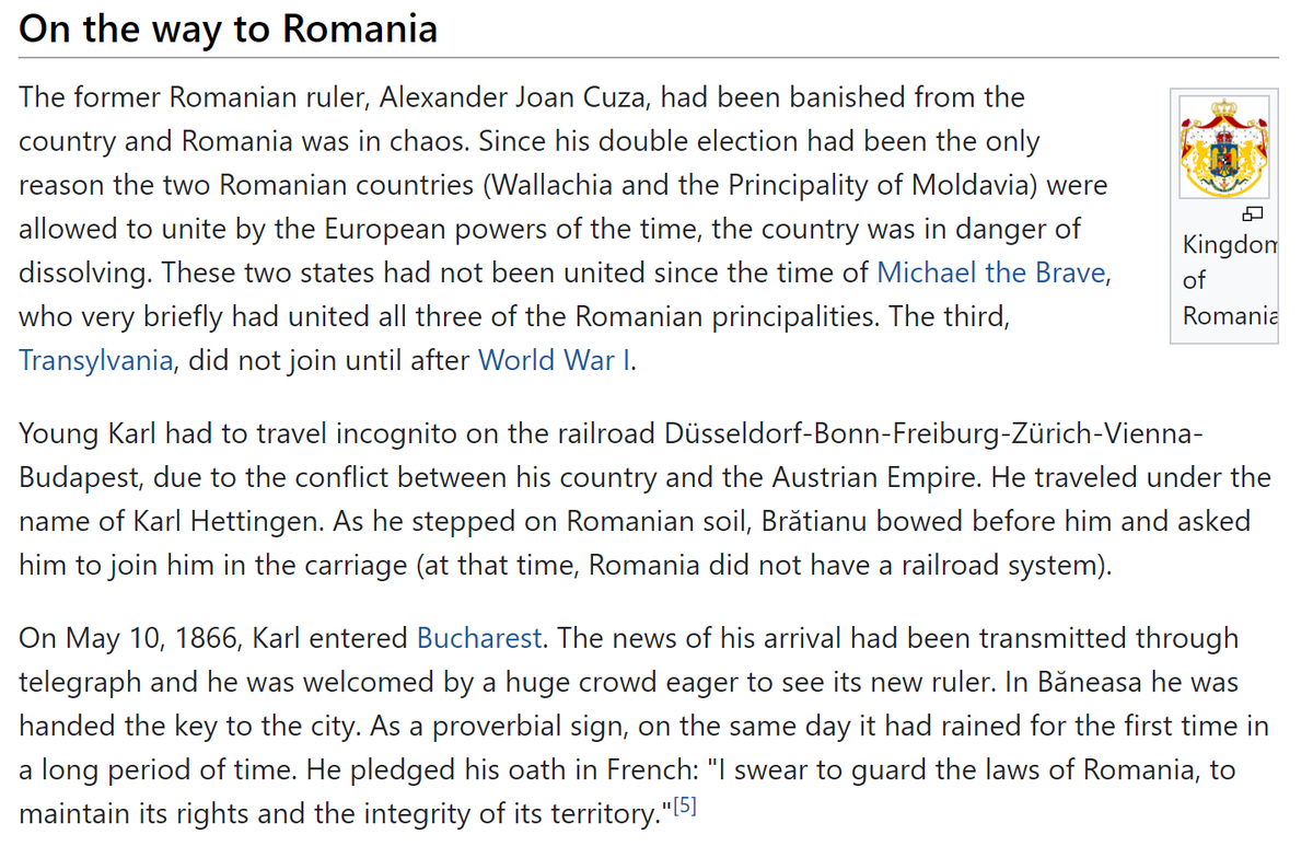 The importance of securing a well-born royal seems to have a lot to do with convincing the great powers of the day of the legitimacy of the new nations.Like today, it was vital for French and German potentates to give the plan the nod!Romania secured Carol I in such a way.