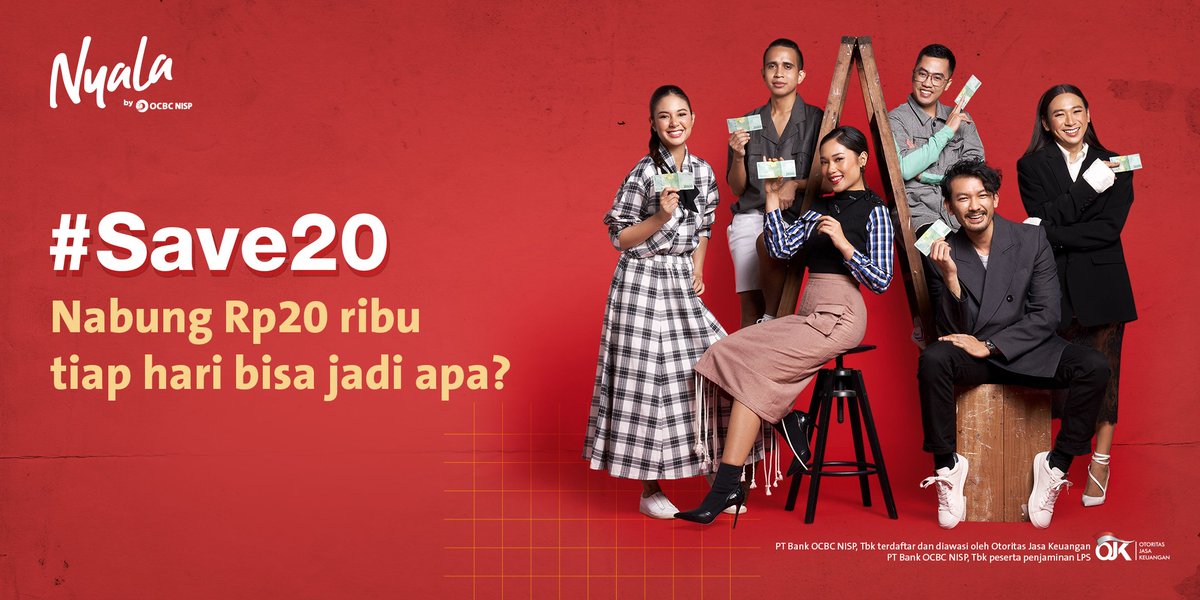 Bank Ocbc Nisp Auf Twitter Iya Karena Dengan Gerakan Save20 Bersama Nyala Ocbc Nisp Mengajak Kamu Nabung Santai 20 Ribu Setiap Hari Secara Konsisten Di Layanan Nyala Yang Bisa Dialokasikan Untuk Investasi