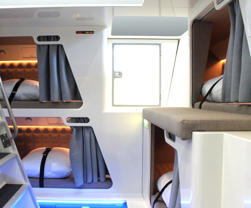 Safran_Cabin's tweet photo. This part of the plane is called Crew Rests! Crew rests provide resting solutions and exceptional comfort during long haul flights for your cabin crew.
#aircraftcabininteriors #crewrests #cabininteriors #knowyouraircraft https://t.co/9FjVILwoQZ