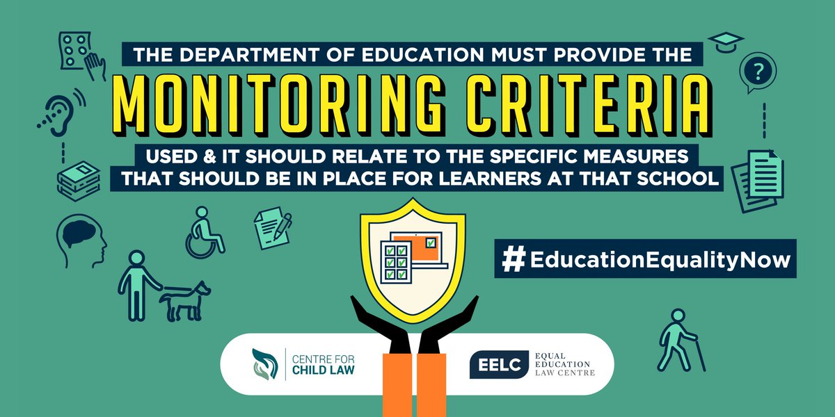 UPChildLaw's tweet photo. #LeftBehindAgain |📢 The needs of thousands of learners with disabilities are not taken into consideration in the @DBE_SA 's #COVID19 Directions, planning & guidelines - @DBE_SA must provide publicly available monitoring reports on the readiness of special schools to reopen. https://t.co/0uewOZaIqi
