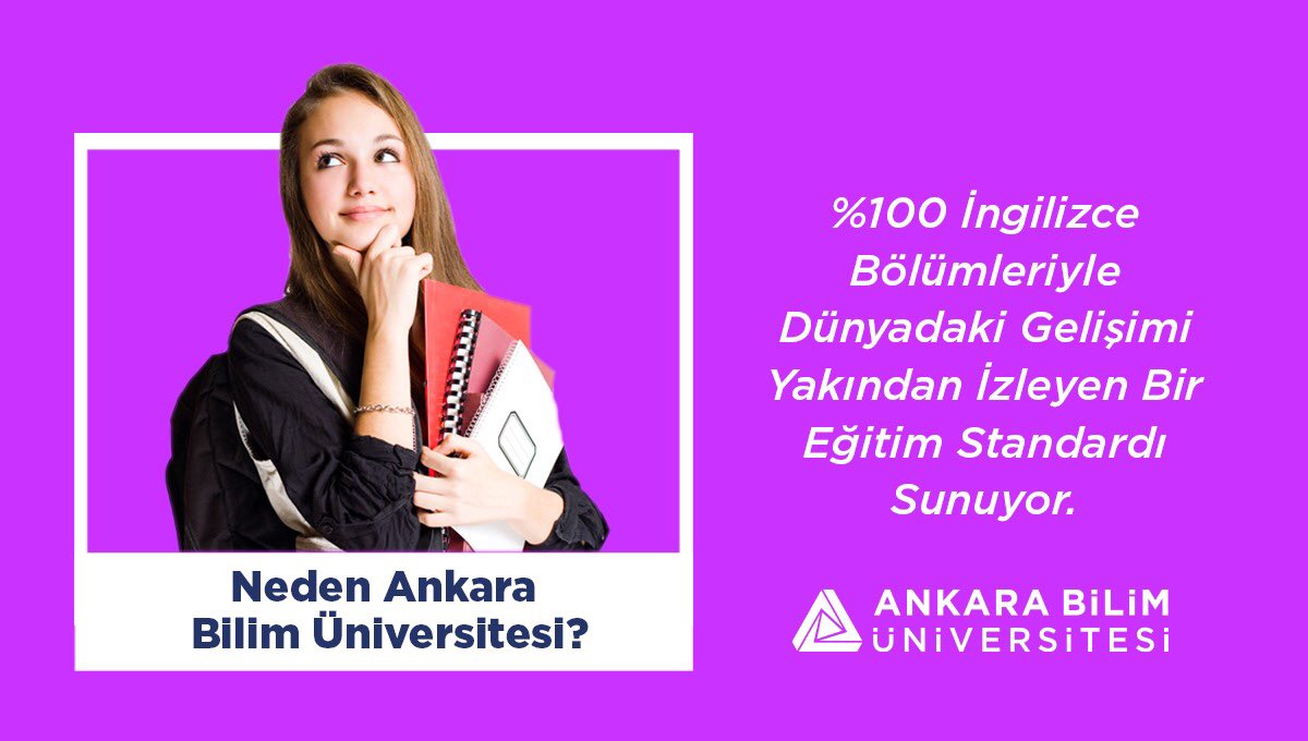 AnkaraScience's tweet image. Tanıtım günlerimizde okulumuzu ziyaret edip daha fazla bilgi alabilirsiniz. #ankarabilimüniversitesi #bilim #ankara #teknoloji #tercihgünleri