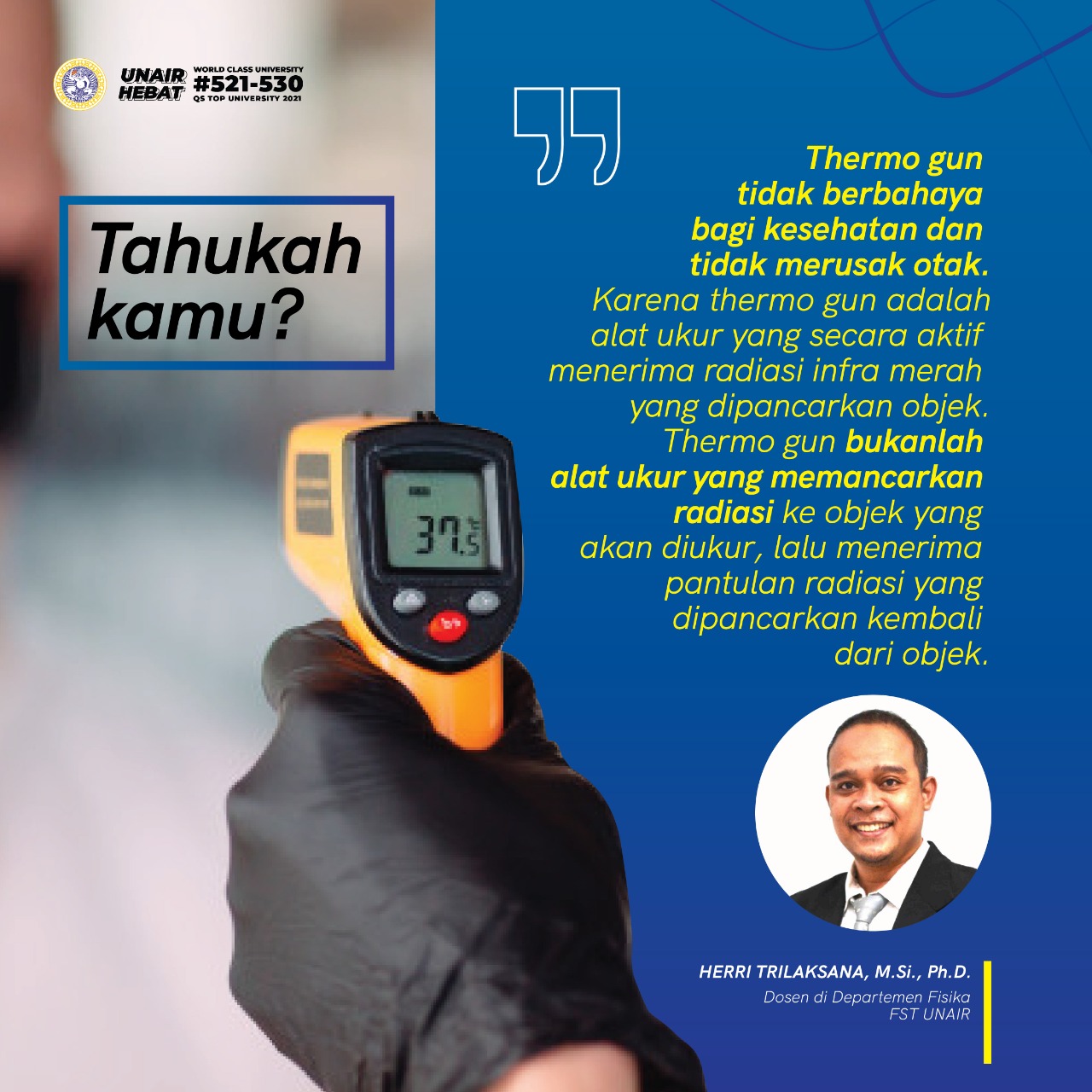 BENARKAH THERMO GUN BAHAYAKAN OTAK? 