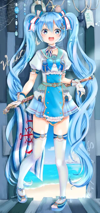 #初音ミクのイラストだけで興味を持ってくれる方へ届け
笑顔みくーんを愛でるアカウント¶(⁄•˅̮•∖)⁋ 