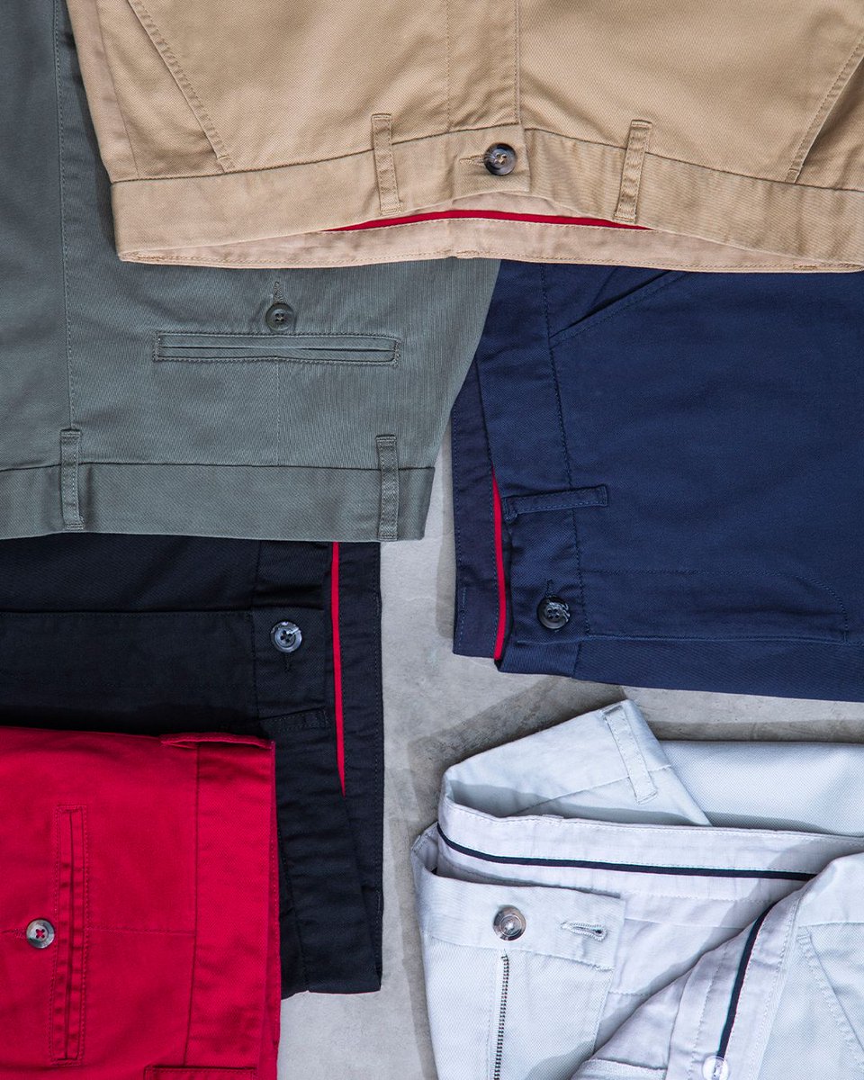 FrontRowandCo's tweet photo. The Front Row chinos range is made with lightweight, quality cotton-rich stretch twill - ideal for summer. Finished with YKK zip-fly and a soft-touch garment wash. CLOTHES ARE MADE TO BE WORN. OURS ARE MADE TO LAST. #FrontRowandCo #FrontRowClothing #FrontRow #chinos #smartcasual https://t.co/6GiFKE1vfh